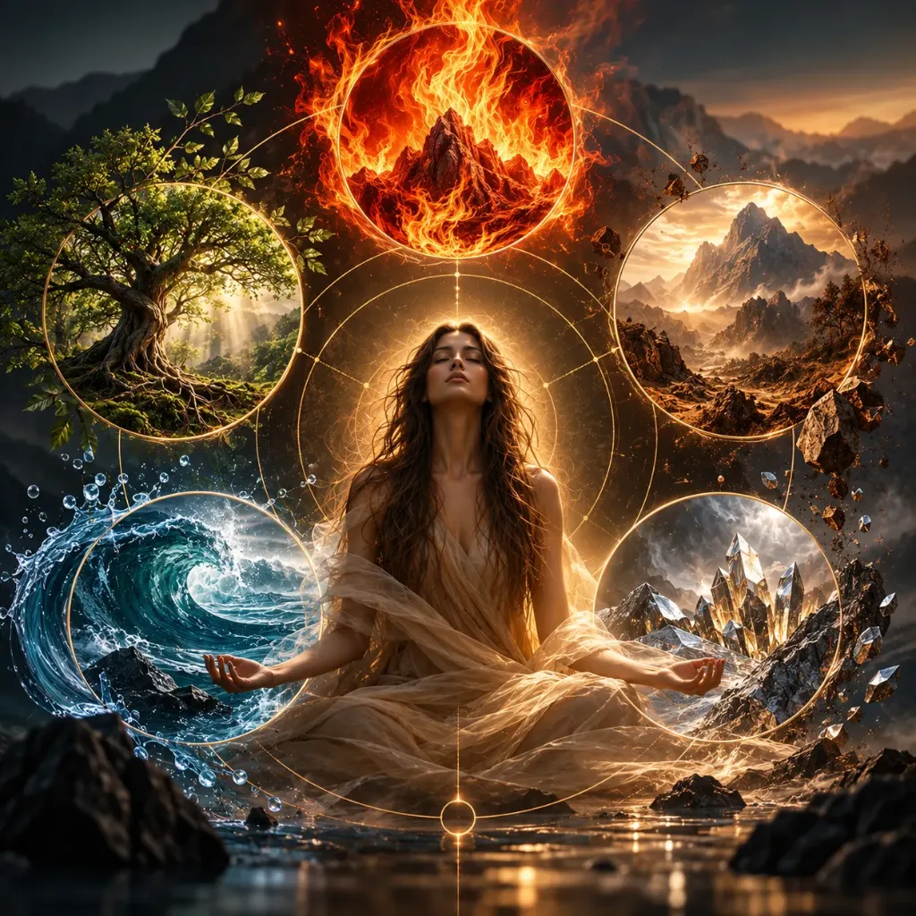 HARTA ENERGETICA PRIN CELE 5 ELEMENTE ALE NATURII